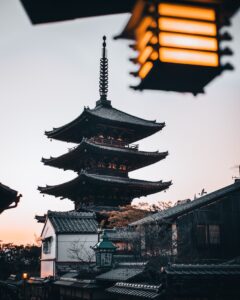 Hōkan-ji Temple in Kyoto Japan
